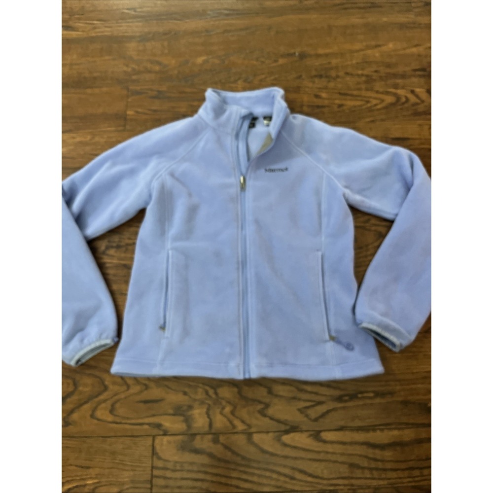 Marmot Polartec Flashpoint Zip Fleece Jacket Womens Small Long Sleeve periwinkle